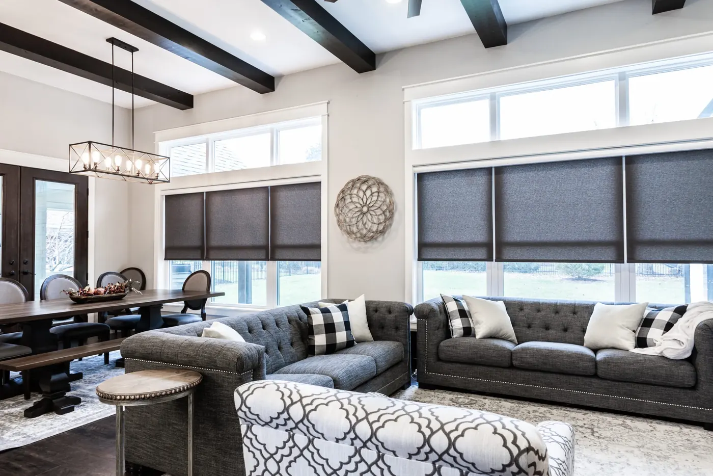 Custom shades measured and installed in Pendleton